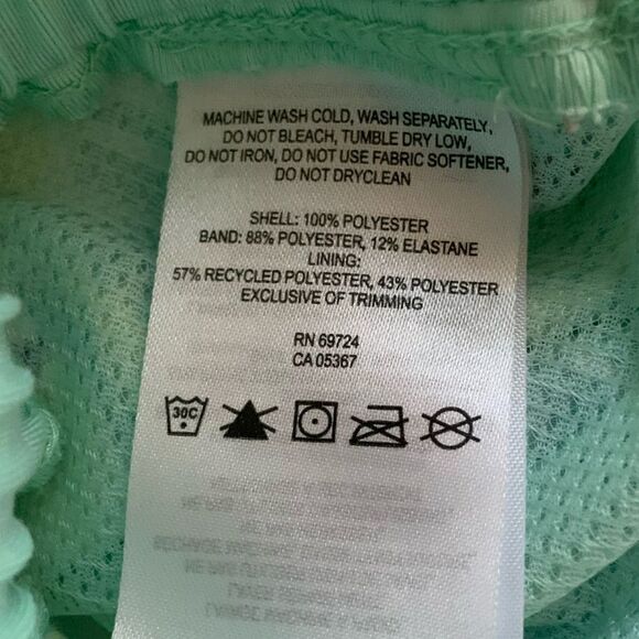 COLUMBIA PFG Girls’ Slack Tide Hybrid Water Shorts Tropical Print Blue Green XL - Picture 9 of 12